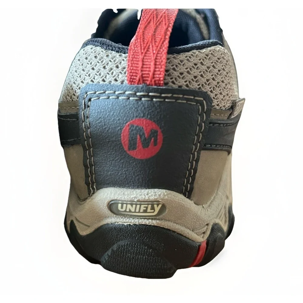 Merrell All Out Blaze Brown/Red Vent Mid Waterproof Hiking Boots Women's Size 11 - Picture 6 of 10